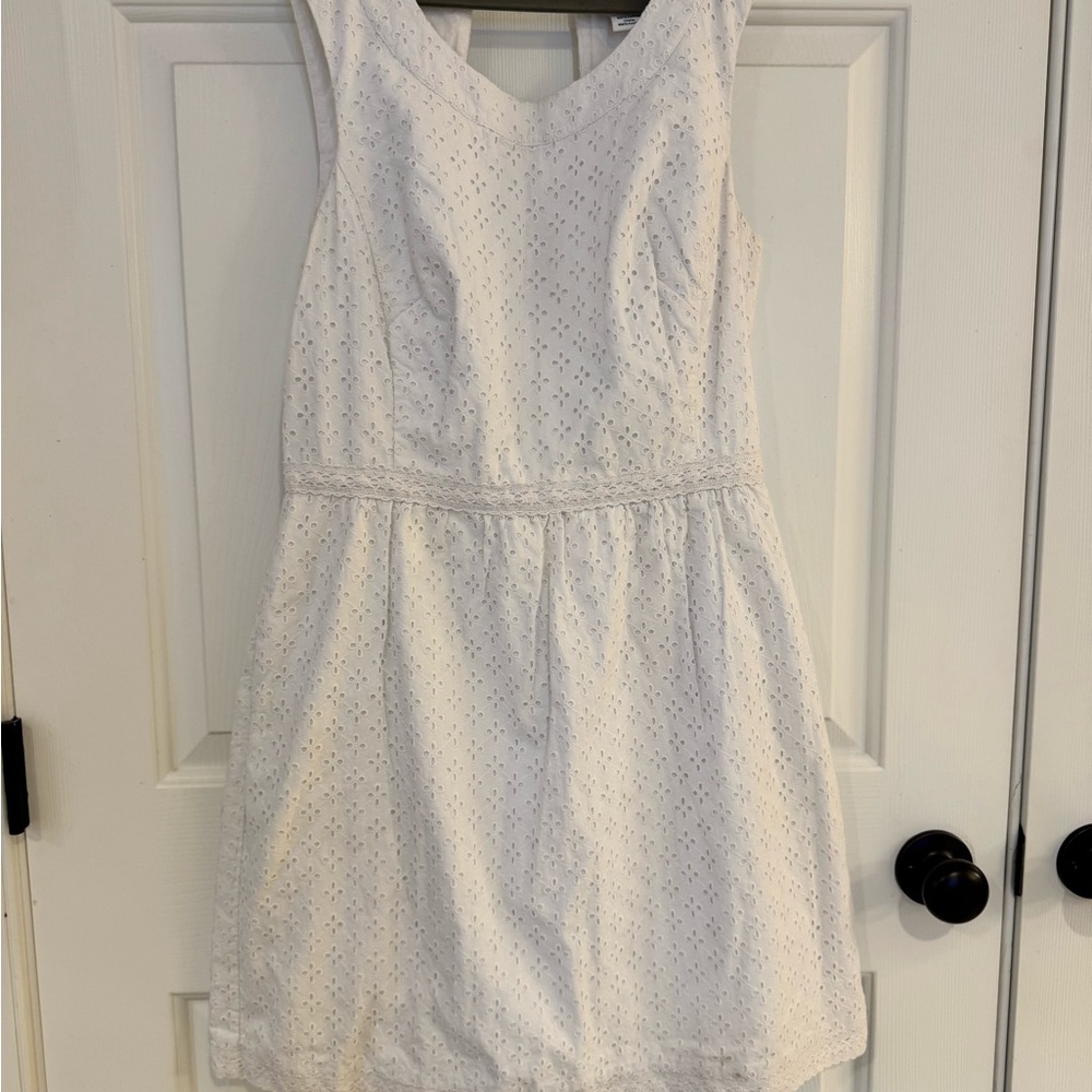 Vineyard Vines White Eyelet Dress